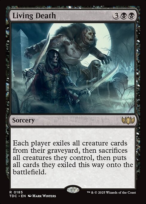 La muerte de los vivos — Tarkir: Dragonstorm Commander