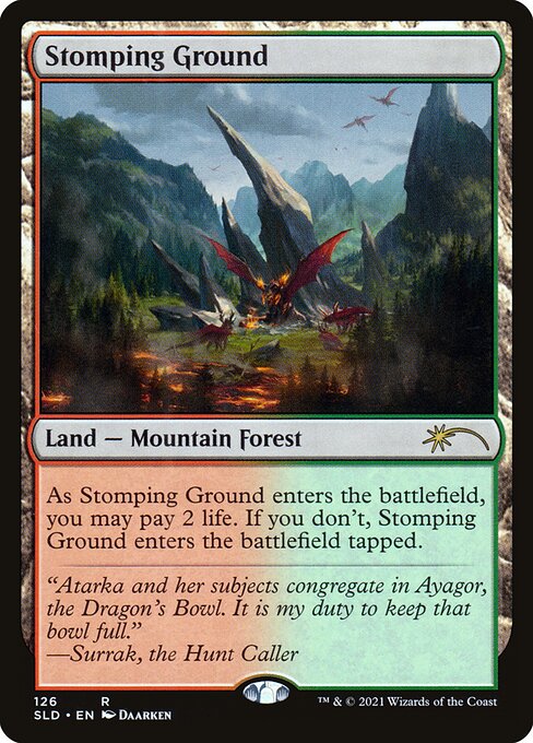 Terreno aplastador — Secret Lair Drop