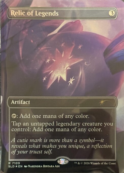 Carta Reliquia de las leyendas — Secret Lair Drop · SLD · #7109