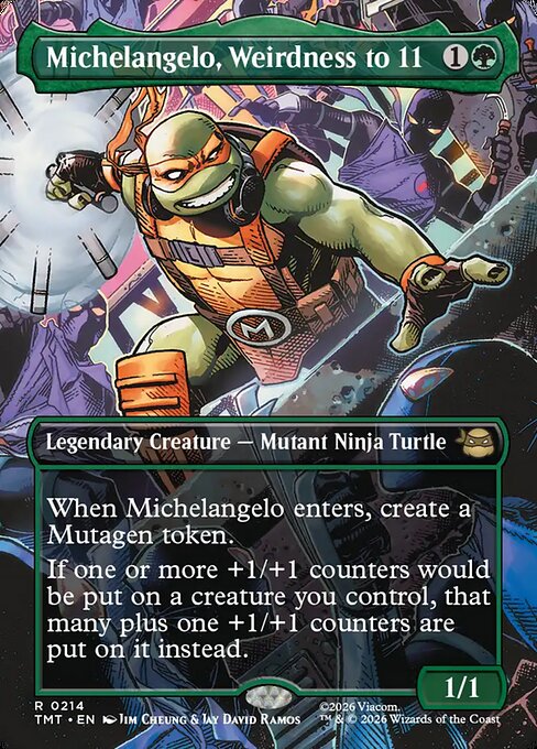 Michelangelo, friqui total — Teenage Mutant Ninja Turtles