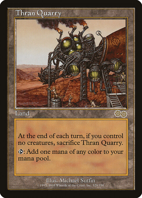 Carta Cantera thran — Urza's Saga · USG · #329