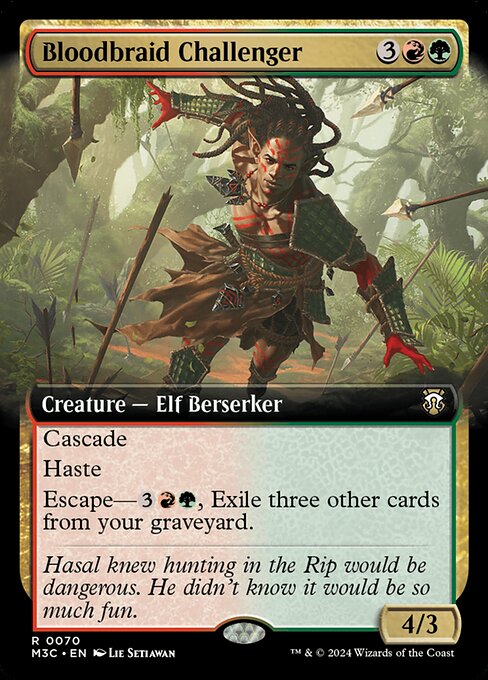 Carta Bloodbraid Challenger — Modern Horizons 3 Commander · M3C · #70