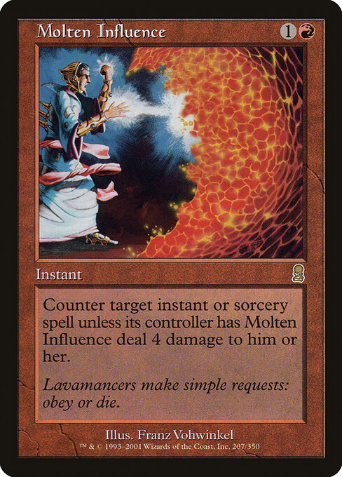 Carta Influencia derretida — Odyssey · ODY · #207