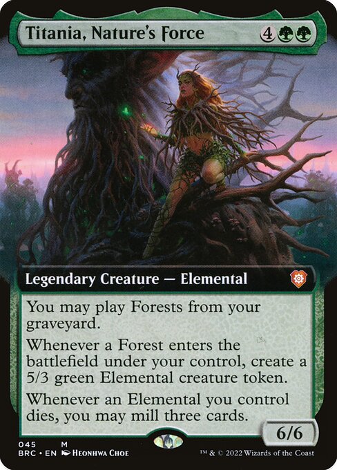 Titania, Fuerza de la Naturaleza — The Brothers' War Commander
