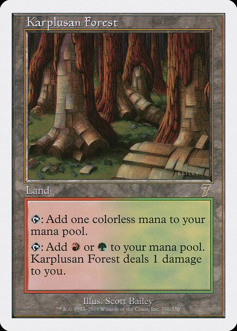 Foresta karplusana — Seventh Edition