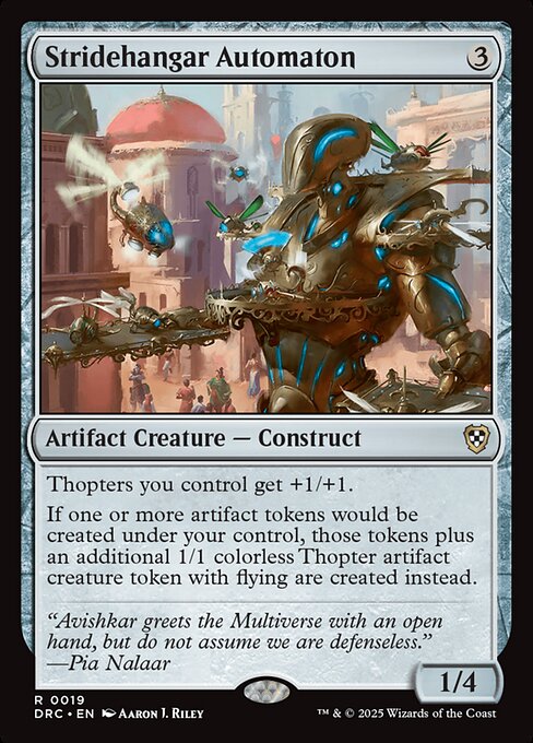 Hangardante autómata — Aetherdrift Commander