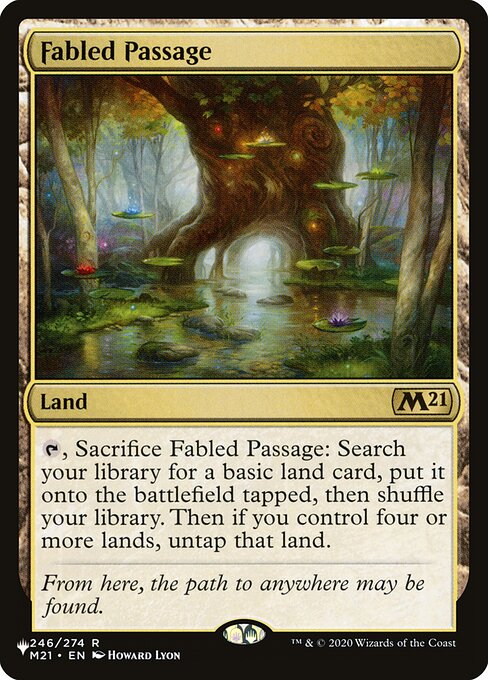 Pasaje de leyenda — The List