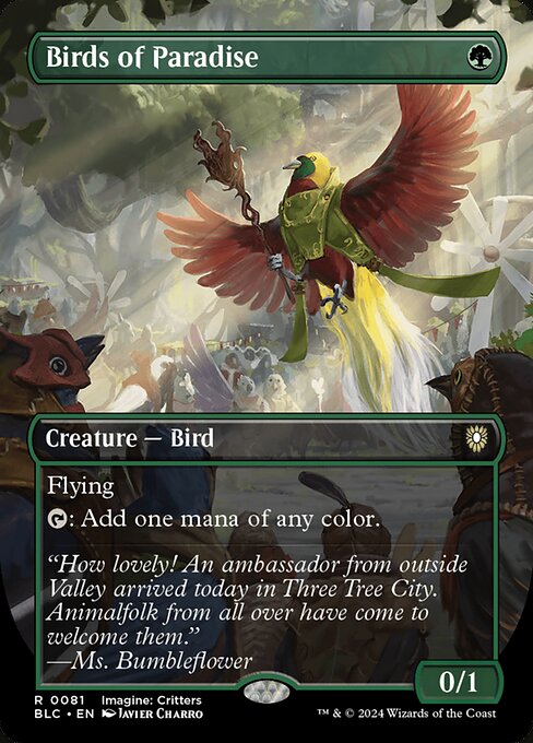 Aves del paraíso — Bloomburrow Commander