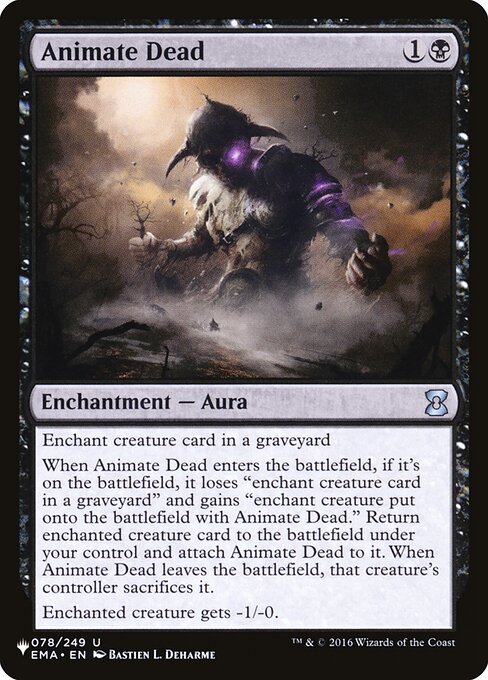 Animar a los muertos — The List