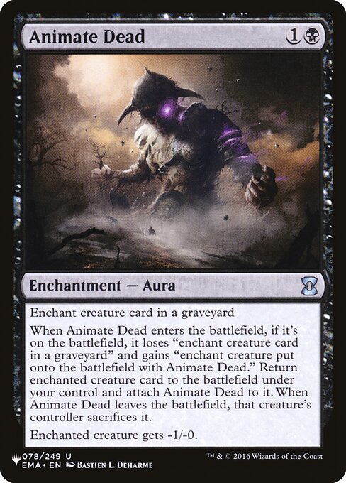 Animar a los muertos — The List