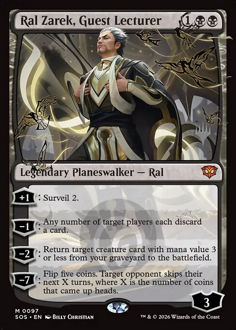Ral Zarek, profesor invitado — Secrets of Strixhaven Promos