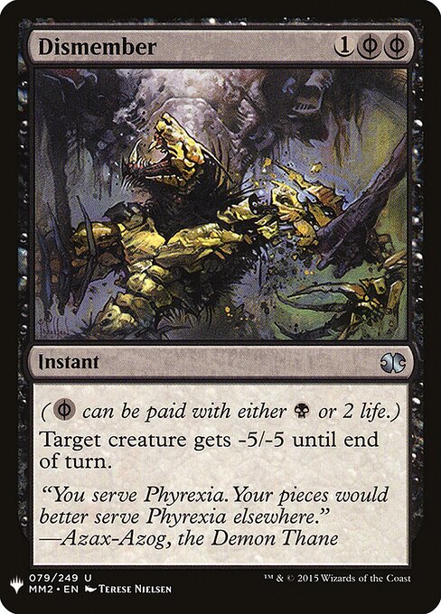 Desmembrar — The List