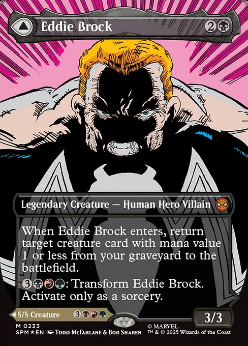 Eddie Brock // Venom, Lethal Protector (cara frontal)