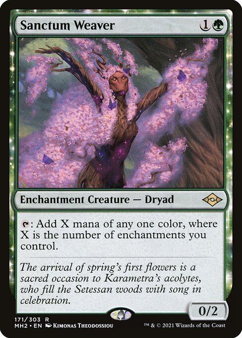 Carta Tejedora del santuario — Modern Horizons 2 · MH2 · #171