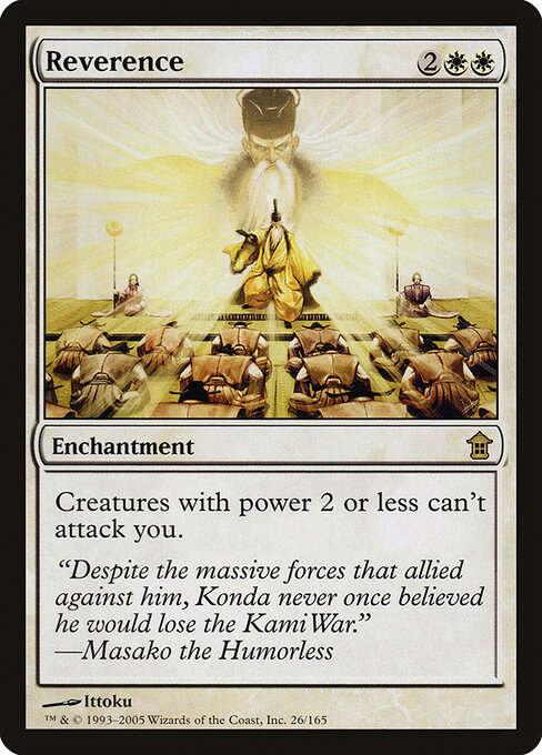 Carta Reverencia — Saviors of Kamigawa · SOK · #26
