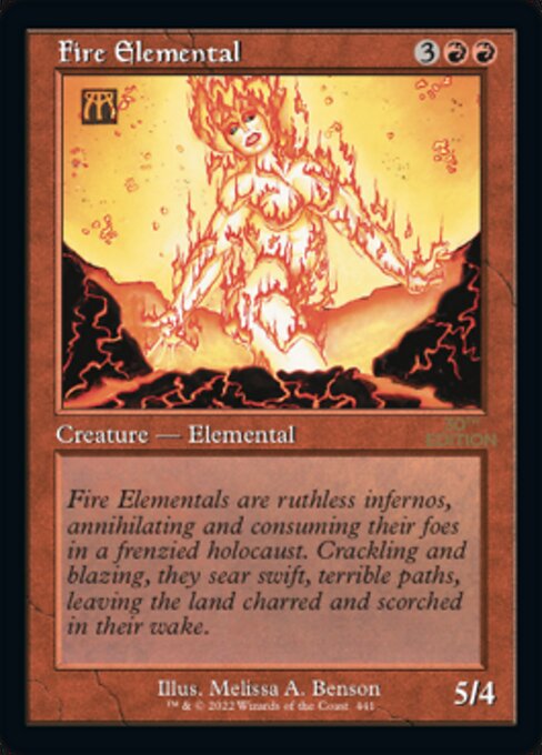 Elemental de fuego — 30th Anniversary Edition