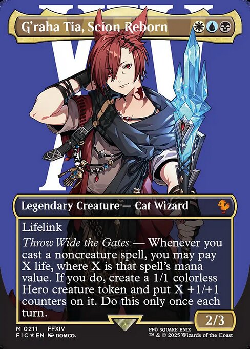 Carta G'raha Tia, Scion Reborn — Final Fantasy Commander · FIC · #211