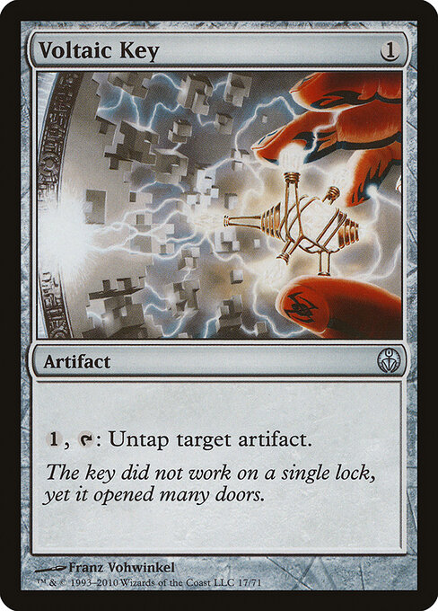 Carta Llave voltaica — Duel Decks: Phyrexia vs. the Coalition · DDE · #17