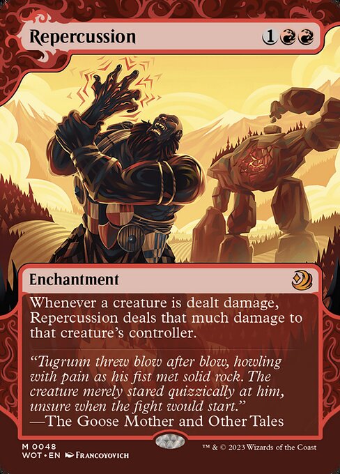 Carta Repercusión — Wilds of Eldraine: Enchanting Tales · WOT · #48