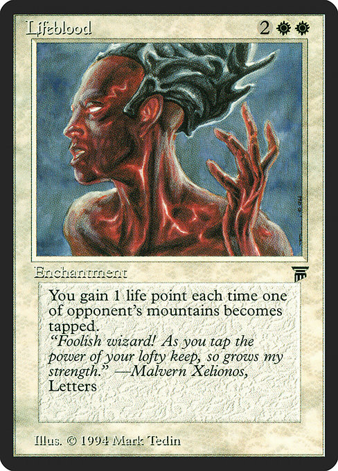 Carta Lifeblood (Legends)