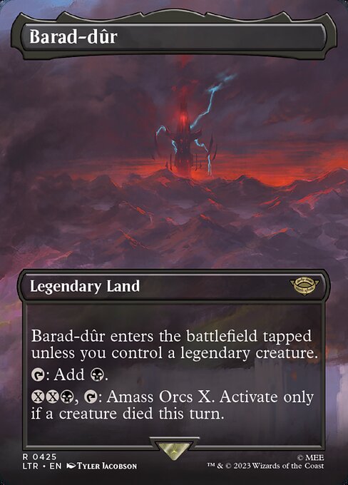 Carta Barad-dûr — The Lord of the Rings: Tales of Middle-earth · LTR · #425