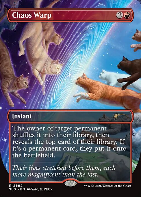 Carta Distorsión caótica — Secret Lair Drop · SLD · #2692