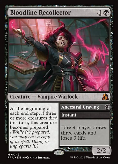 Carta Bloodline Recollector // Ancestral Craving — Reality Fracture · FRA · #49