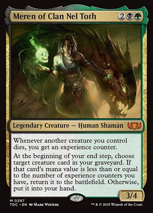 Carta Merin del clan Nel Toth — Tarkir: Dragonstorm Commander · TDC · #297