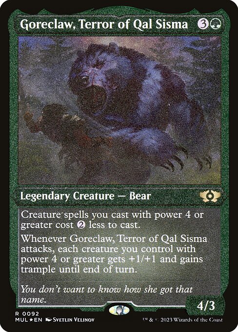 Zarpasangrienta, Terror de Qal Sisma — Multiverse Legends