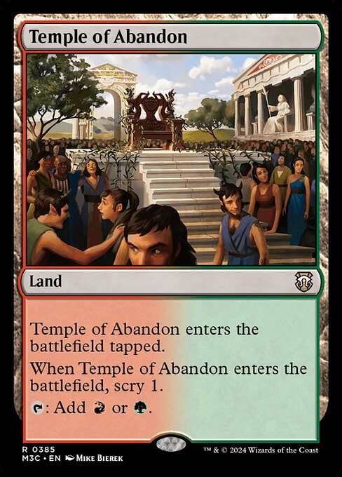 Templo del abandono — Modern Horizons 3 Commander