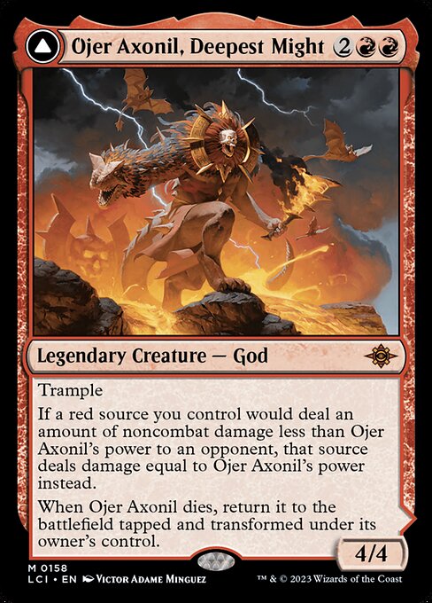 Ojer Axonil, Deepest Might // Temple of Power (cara frontal)