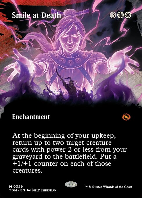 Carta Sonreír a la muerte — Tarkir: Dragonstorm · TDM · #329