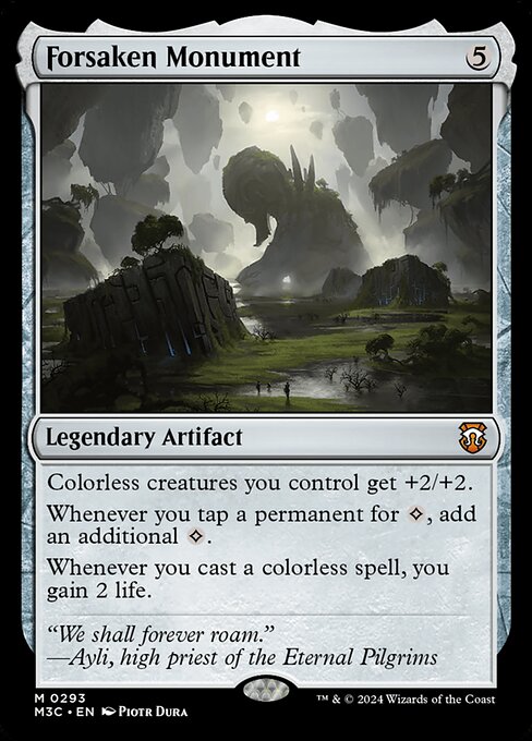 Monumento abandonado — Modern Horizons 3 Commander