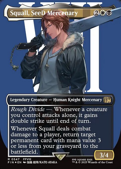 Squall, mercenario Seed — Final Fantasy