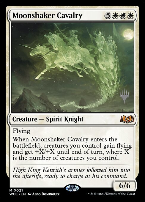 Caballería sacudelunas — Wilds of Eldraine Promos