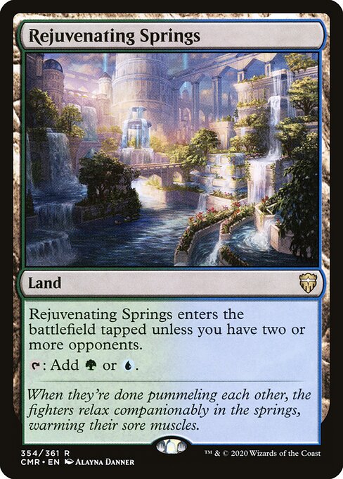 Carta Manantiales rejuvenecedores — Commander Legends · CMR · #354