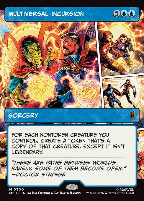 Carta Incursión multiversal — Marvel Super Heroes · MSH · #300