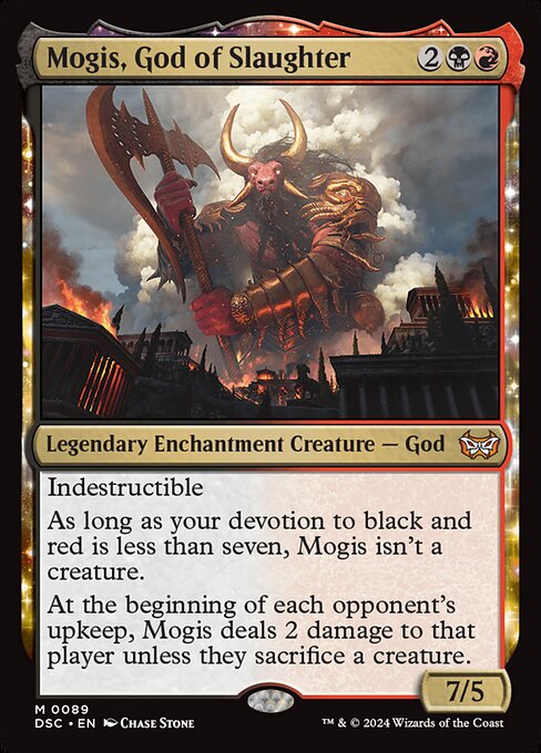 Mogis, dios de la masacre — Duskmourn: House of Horror Commander