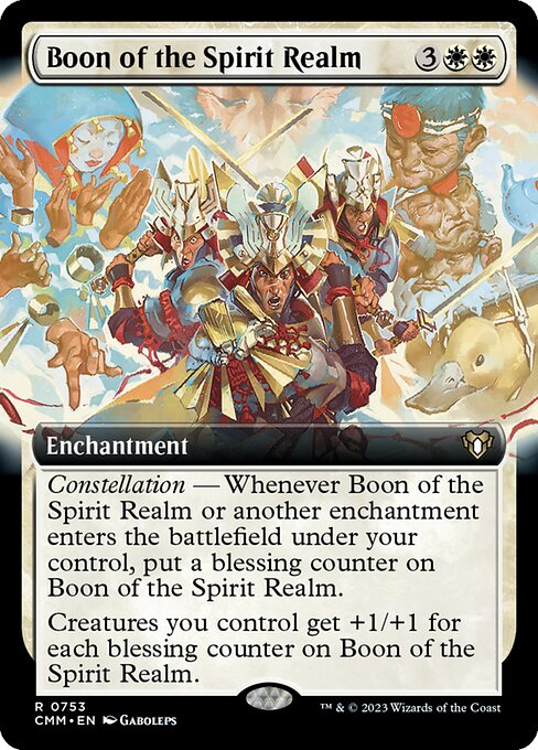 Carta Boon of the Spirit Realm — Commander Masters · CMM · #753