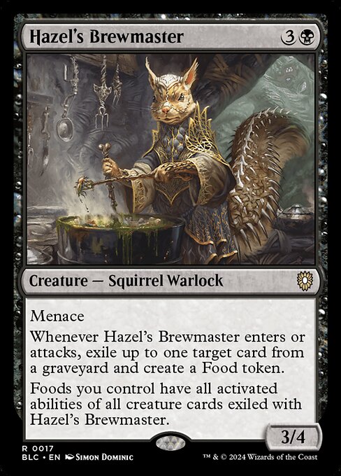 Pocimista de Avellana — Bloomburrow Commander