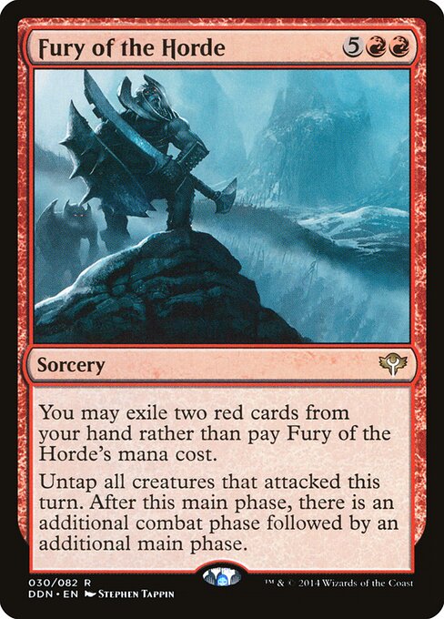 Carta Furia de la horda — Duel Decks: Speed vs. Cunning · DDN · #30