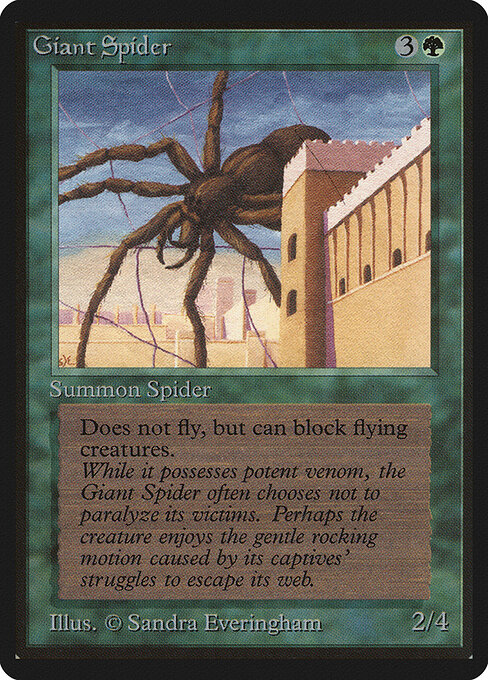 Araña gigante — Limited Edition Beta