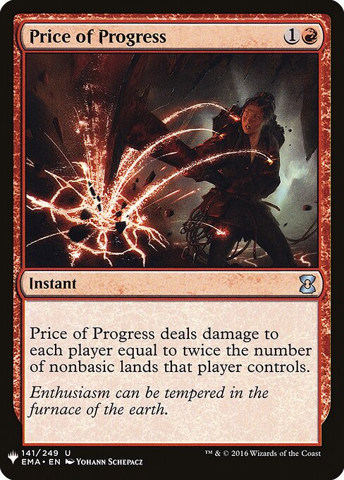 Precio del progreso — The List
