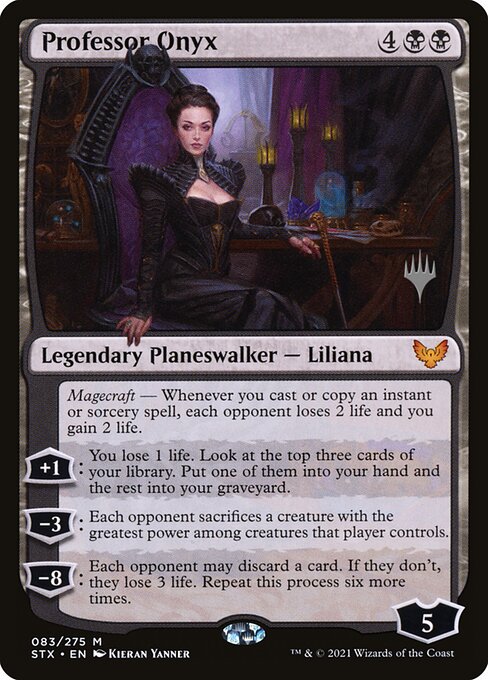Carta Profesora Ónix — Strixhaven: School of Mages Promos · PSTX · #83p