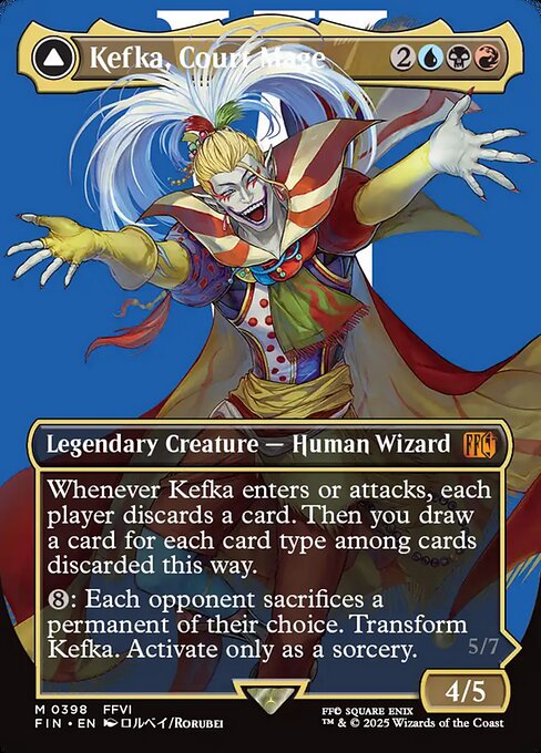 Kefka, Court Mage // Kefka, Ruler of Ruin — Final Fantasy