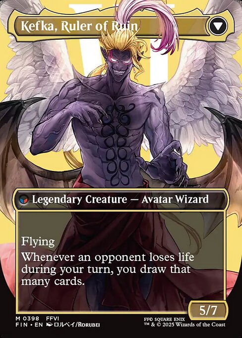 Kefka, Court Mage // Kefka, Ruler of Ruin (cara trasera)