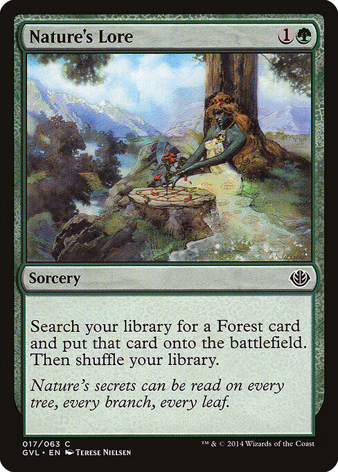 Sabiduría de la naturaleza — Duel Decks Anthology: Garruk vs. Liliana