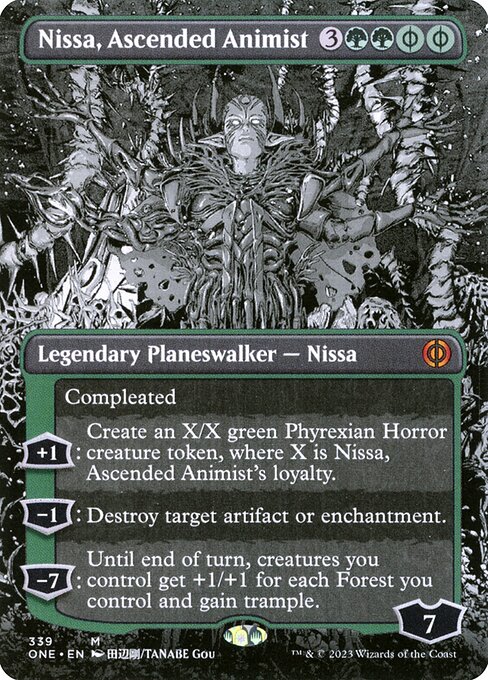 Nissa, animista ascendida — Phyrexia: All Will Be One