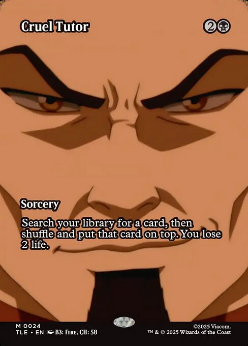 Carta Tutor cruel — Avatar: The Last Airbender Eternal · TLE · #24