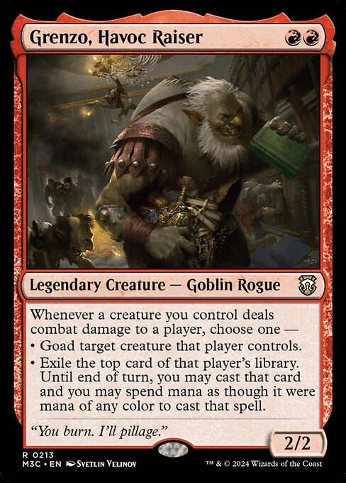 Grenzo, creador de estragos — Modern Horizons 3 Commander